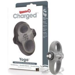 SCREAMING O - RECHARGEABLE VIBRATING RING YOGA GRAY 2